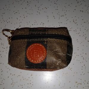 FENDI Vintage Keychain Pouch (Dry Peeling) Sold As Is